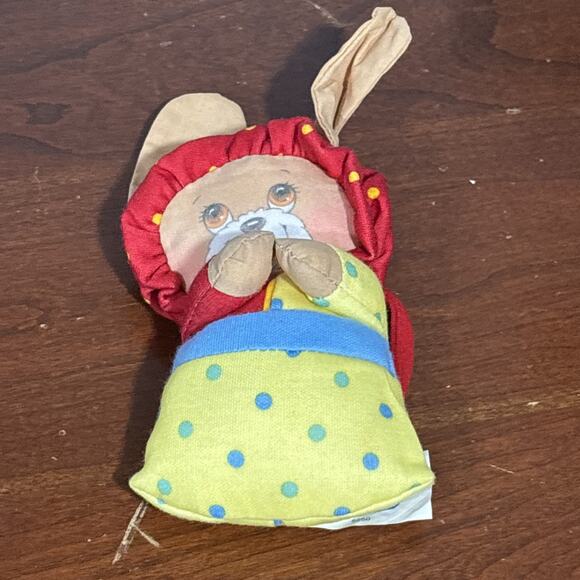 VINTAGE PLAYSKOOL JAMMIE PIES WINKUM PLUSH PET PUPPY DOG NOD SQUEAKER DOLL - Picture 6 of 8